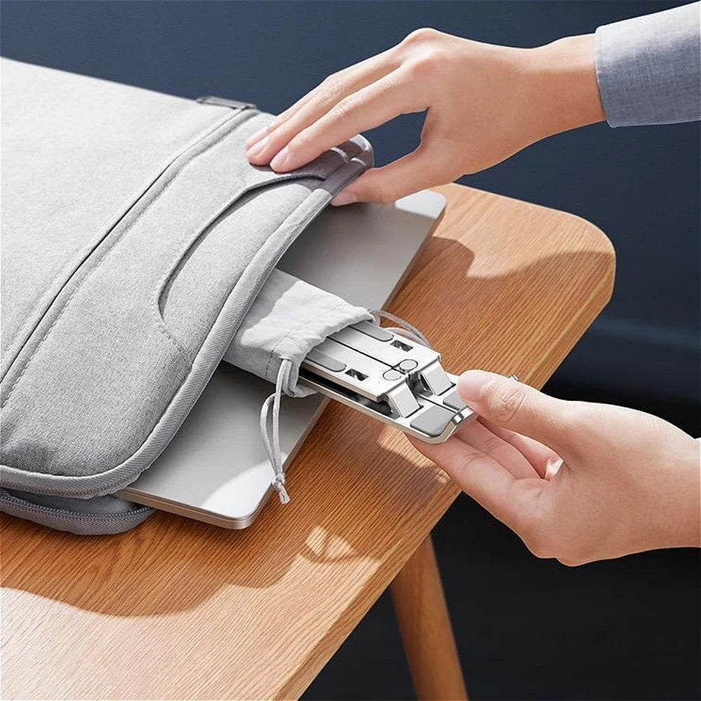 Foldable Aluminum Laptop Stand — 7-Level Cooling Design, Portable